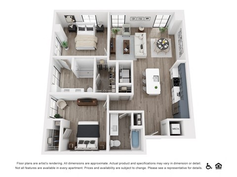 B11 bedroom floorplan